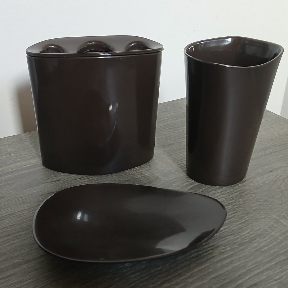 Umbra 3 Piece Bathroom Accessory Set - Picture 1 of 15